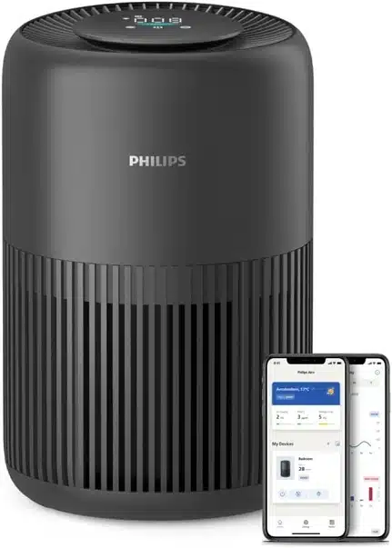 Purificateur d’air Philips série 900 filtre HEPA compact élimine allergènes poussières maison